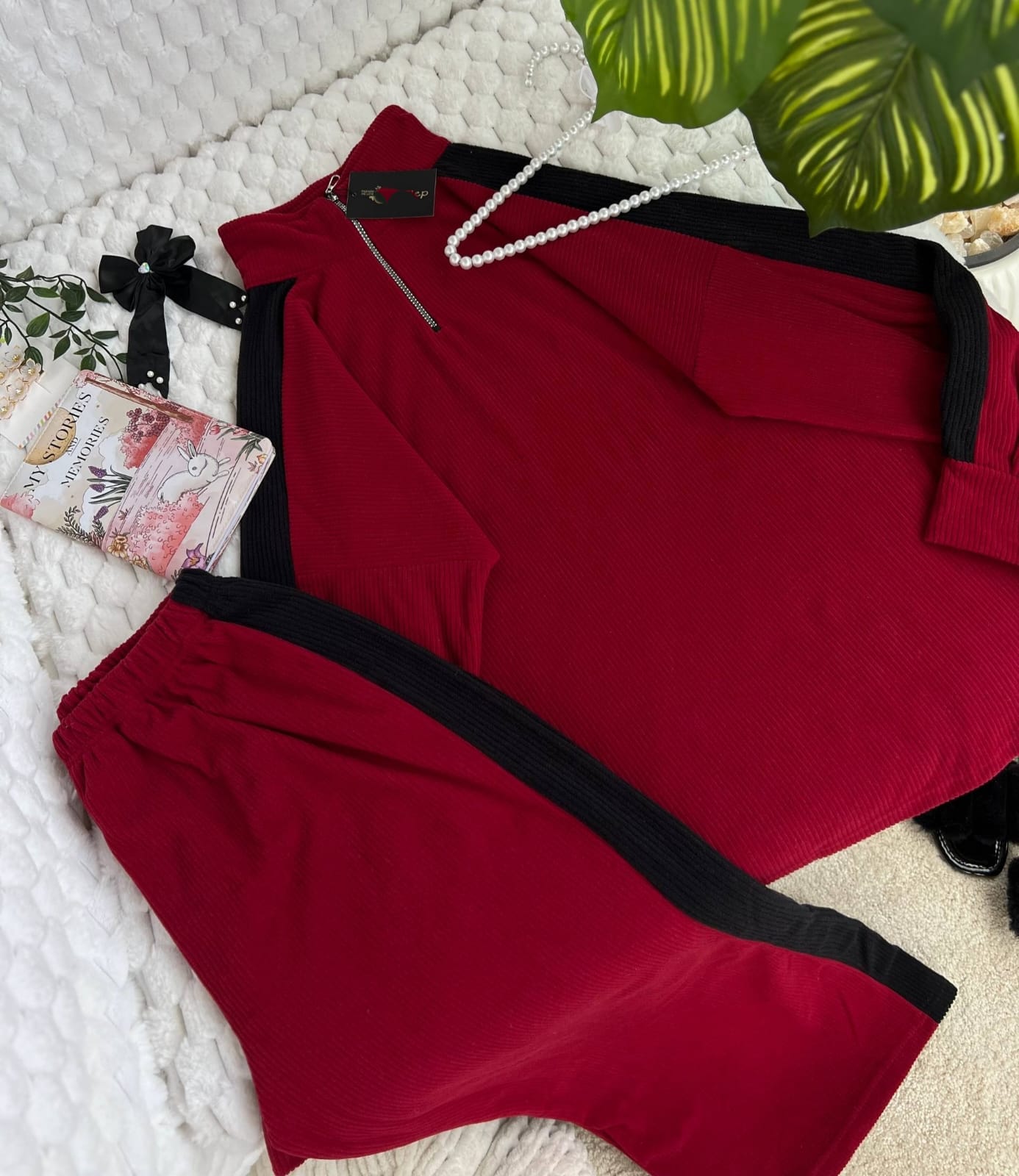 سوت قطعتين قطيفه