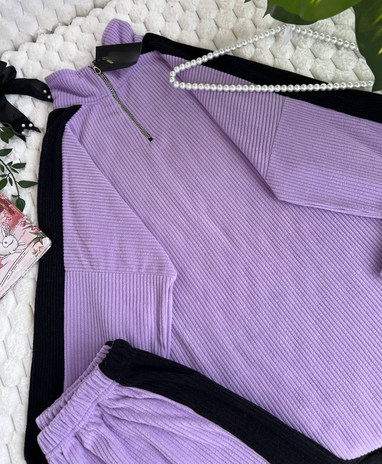 سوت قطعتين قطيفه