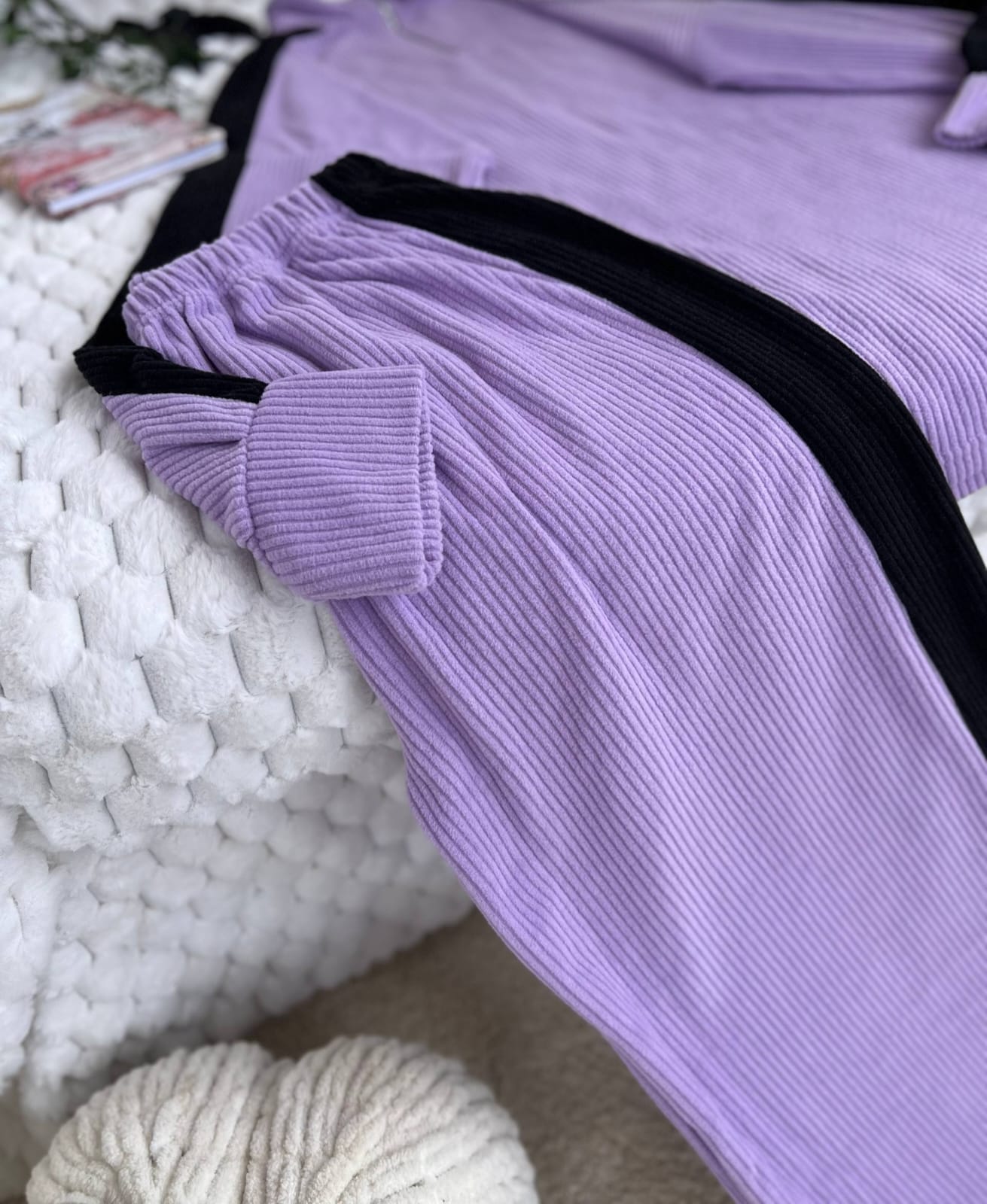 سوت قطعتين قطيفه